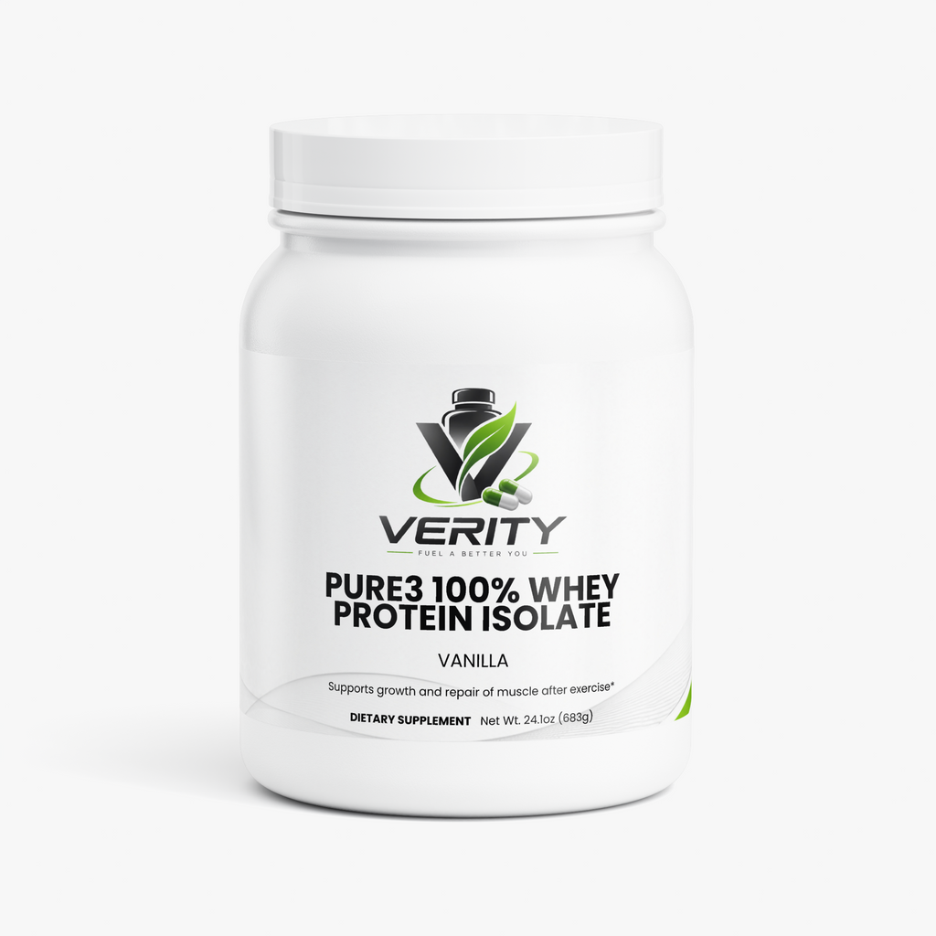 Pure3 100% Whey Protein Isolate (Vanilla)