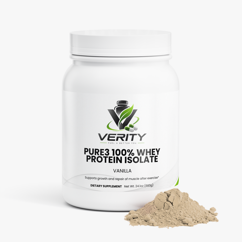 Pure3 100% Whey Protein Isolate (Vanilla)